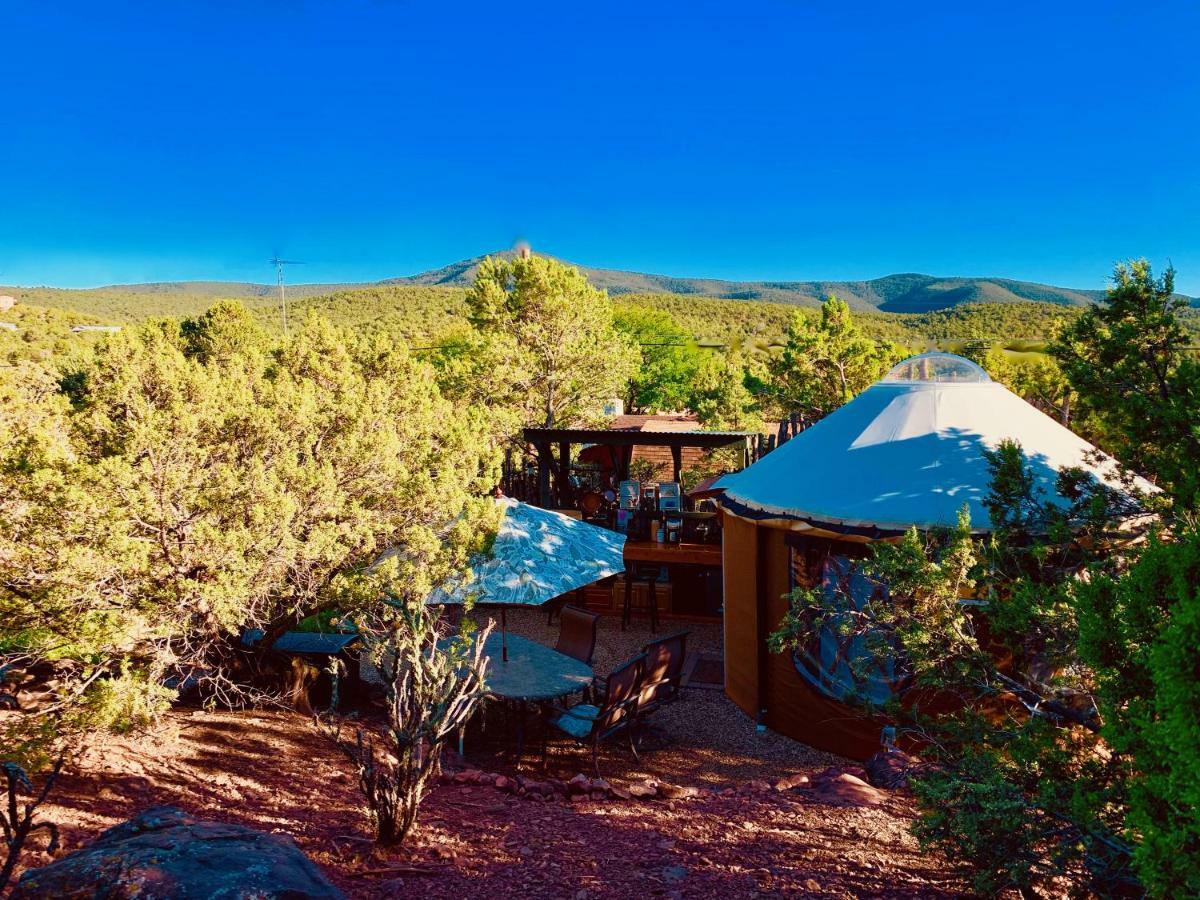 The Yoga Yurta At Sunny Mellow Eco Villa Tijeras Exteriör bild