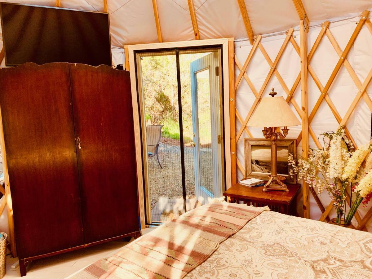 The Yoga Yurta At Sunny Mellow Eco Villa Tijeras Exteriör bild
