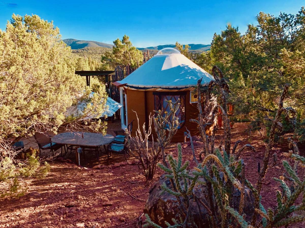 The Yoga Yurta At Sunny Mellow Eco Villa Tijeras Exteriör bild